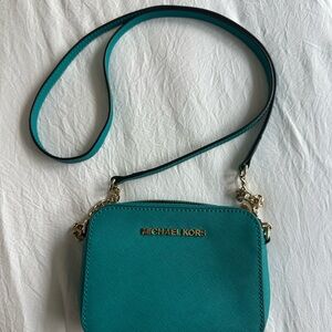 Michael Kors Teal Crossbody Bag